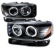 GMC Sierra 1999-2006 Black Halo Projector Headlights and Bumper Lights Set