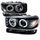 GMC Sierra 2500HD 2001-2006 Black Halo Projector Headlights and Bumper Lights