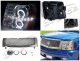 Cadillac Escalade 2002-2006 Chrome Grille and Projector Headlights