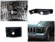 Jeep Grand Cherokee 1993-1998 Black Euro Headlights and Bumper Lights Set