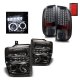 Ford F250 Super Duty 2008-2010 Smoked Halo Projector Headlights and LED Tail Lights