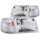 Ford Ranger 1993-1997 Headlights and Corner Lights Chrome