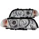 BMW 3 Series Sedan 1999-2001 Projector Headlights and Corner Lights Chrome Halo