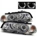 BMW 3 Series Coupe 1999-2001 Projector Headlights and Corner Lights Chrome Halo
