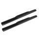 GMC Sierra 2500HD Regular Cab 2001-2013 Nerf Bars Black 6 Inches Oval