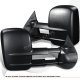 GMC Sierra 2007-2012 Black Power Towing Mirrors