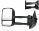 GMC Sierra 2500HD 2007-2012 Black Power Towing Mirrors