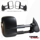 Chevy Silverado 2003-2006 Black Power Heated Towing Mirrors with Turn Signal Lights