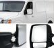 2012 Nissan NV Chrome Towing Mirrors with Power Heated Mirror
