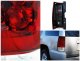 GMC Yukon 2007-2014 Red and Clear Tail Lights