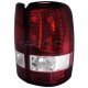 GMC Yukon 2000-2006 Red and Clear Tail Lights