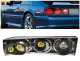 Ford Mustang 1987-1993 Black Custom Tail Lights