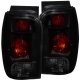 Ford Explorer 1998-2001 Black Smoked Custom Tail Lights