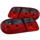 Mercedes Benz E Class Sedan 1996-2002 Custom Tail Lights Red and Smoked