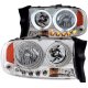 Dodge Durango 1998-2003 Halo Headlights Chrome LED